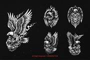 10 Bundle Dark Art Eagle Engine Bird, an Illustration by Morspective (Thumbnail 3 of 7)