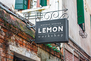 Black Outdoor Sign Logo Mockup, a Product Mockup by Lemon Workshop (Thumbnail 1 of 2)