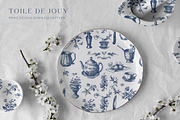 Toile De Jouy Print Design Patterns, a Pattern Graphic by Olya Creative (Thumbnail 4 of 25)