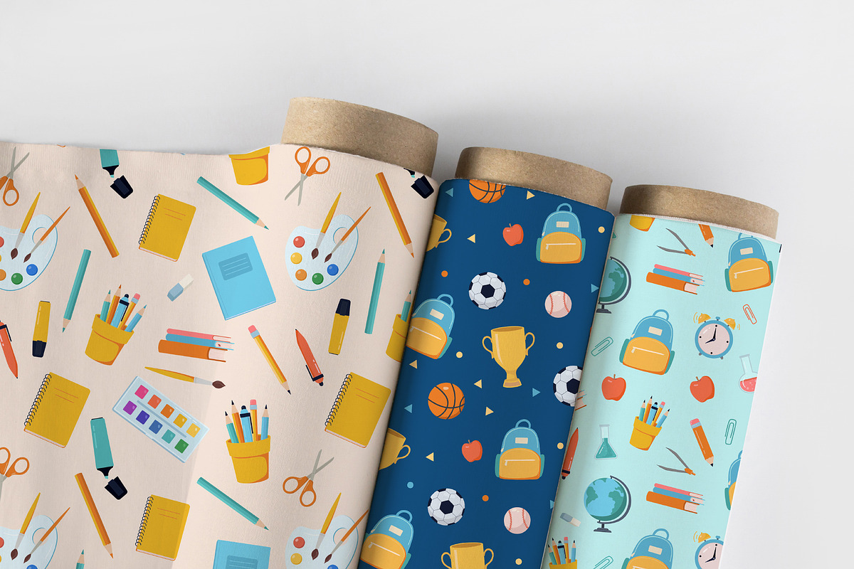 School pattern collection, a Pattern Graphic by Nadezhda Mikhailova (Photo 5 of 5)