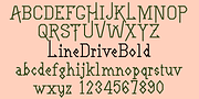 LineDrive, a Slab Serif Font by Ingrimayne Type (Thumbnail 4 of 7)