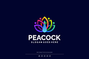Gradient Modern Peacock Logo Design, a Branding & Logo Template by Artnivora.Std (Thumbnail 1 of 3)