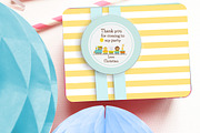 Cute Jungle Train birthday invite, an Invitation Template by ThePaperOwl (Thumbnail 3 of 3)