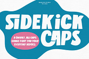 Sidekick Caps, a Handwritten Font by deadlock studio (Thumbnail 1 of 9)