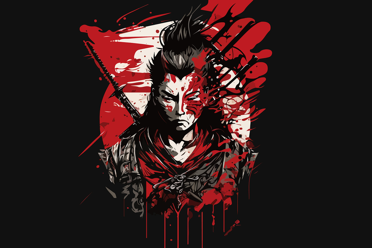 Asian cyberpunk bundle., a Person Illustration by Fractal fonts & graphics (Photo 10 of 20)