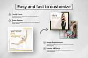 White & Gold Social Media Bundle Kit, a Social Media Template by DigiPax (Thumbnail 8 of 10)