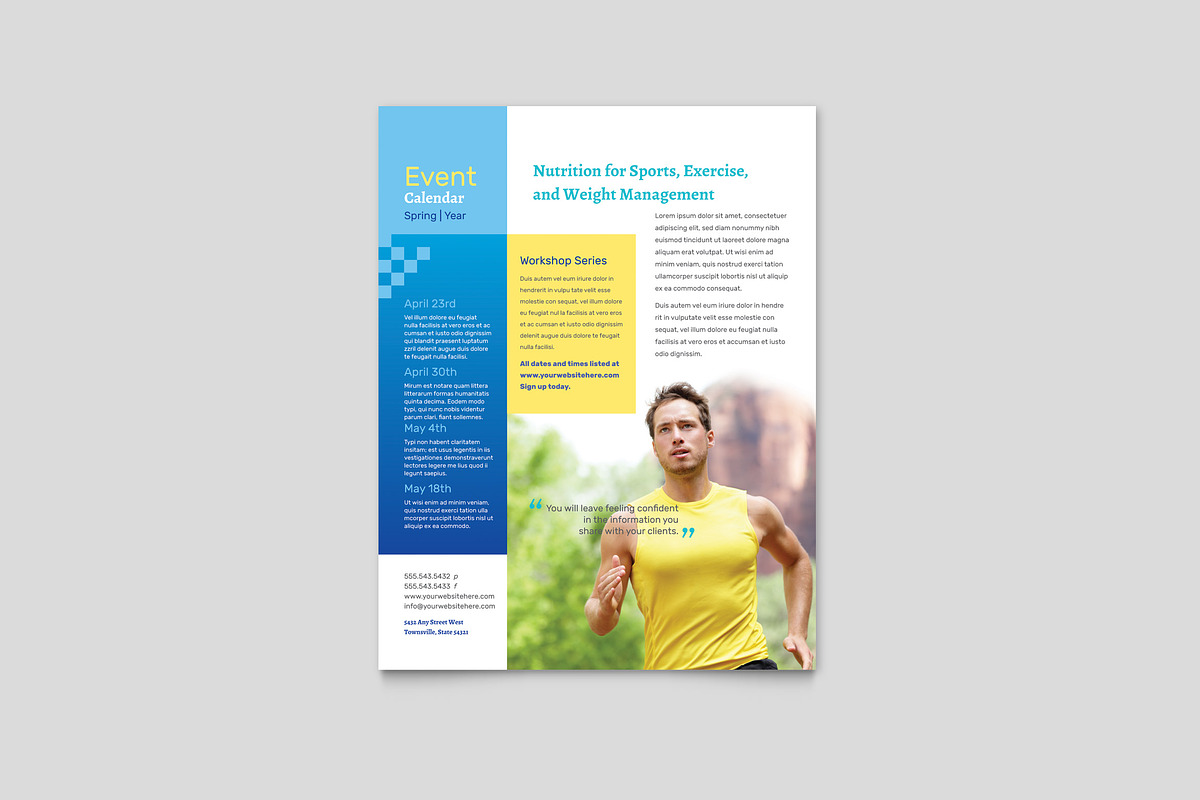 Nutritionist Newsletter Templates, a Magazine Template by StockLayouts (Photo 7 of 8)