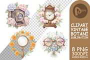 Vintage Mechanical Floral, a Decorative Illustration by Artnoy (Thumbnail 9 of 18)