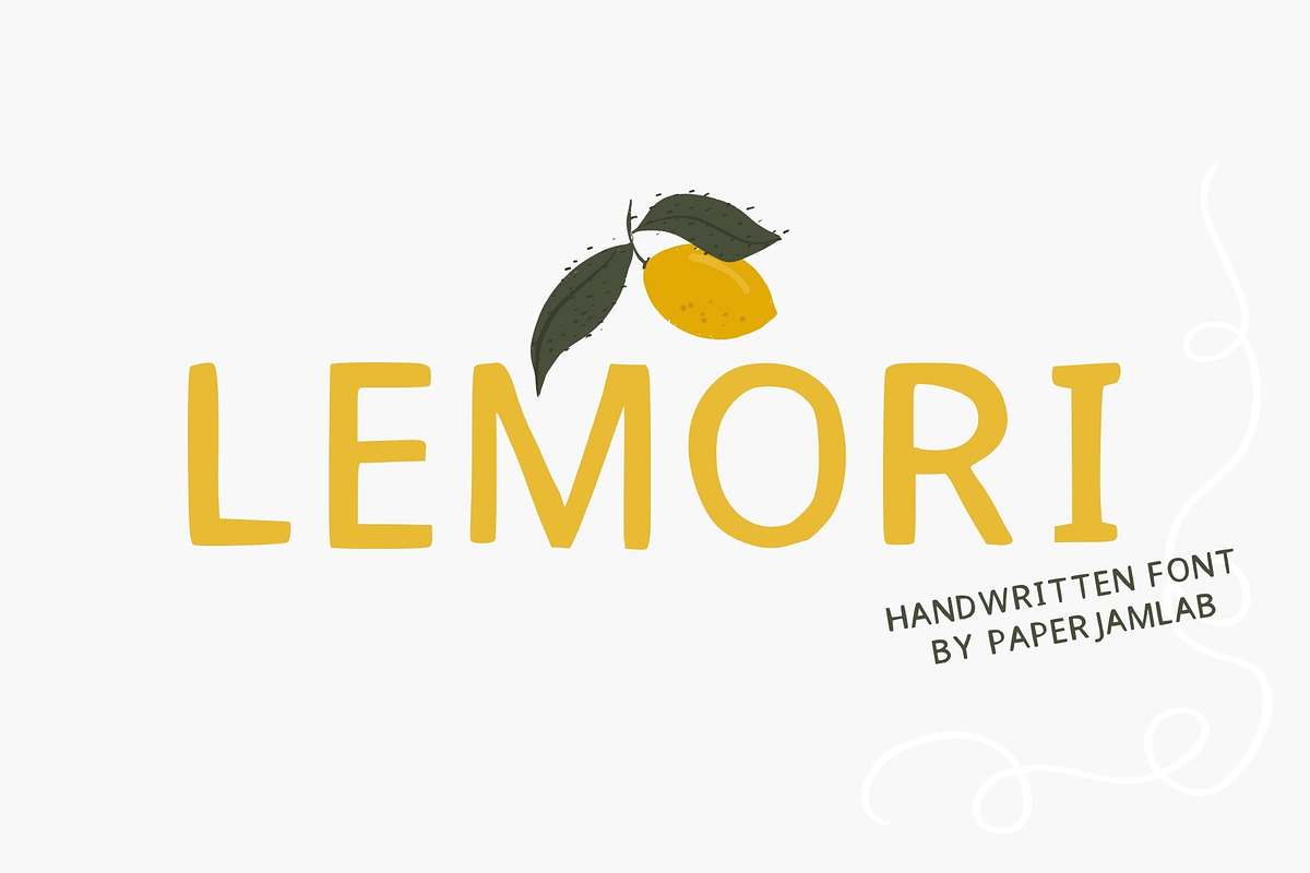 Lemori. Handwritten Font, a Handwritten Font by PaperJamLab (Photo 1 of 10)