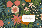 Vintage Garden Bloom Floral Pattern, a Pattern Graphic by PenguinArtStudio (Thumbnail 6 of 6)