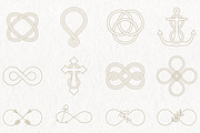 30 Infinity Symbols EPS & PNG, an Outline Icon by Pixejoo (Thumbnail 2 of 5)