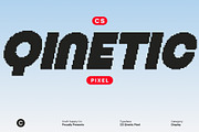 CS Qinetic Pixel, a Sans Serif Font by Craft Supply Co. (Thumbnail 1 of 8)