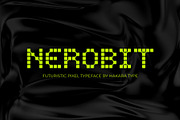 Nerobit - Pixel Typeface, a Sans Serif Font by Hakara Type (Thumbnail 1 of 9)