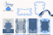 Vintage Wedding Frames, a Decorative Illustration by Collection by VY (Thumbnail 2 of 11)