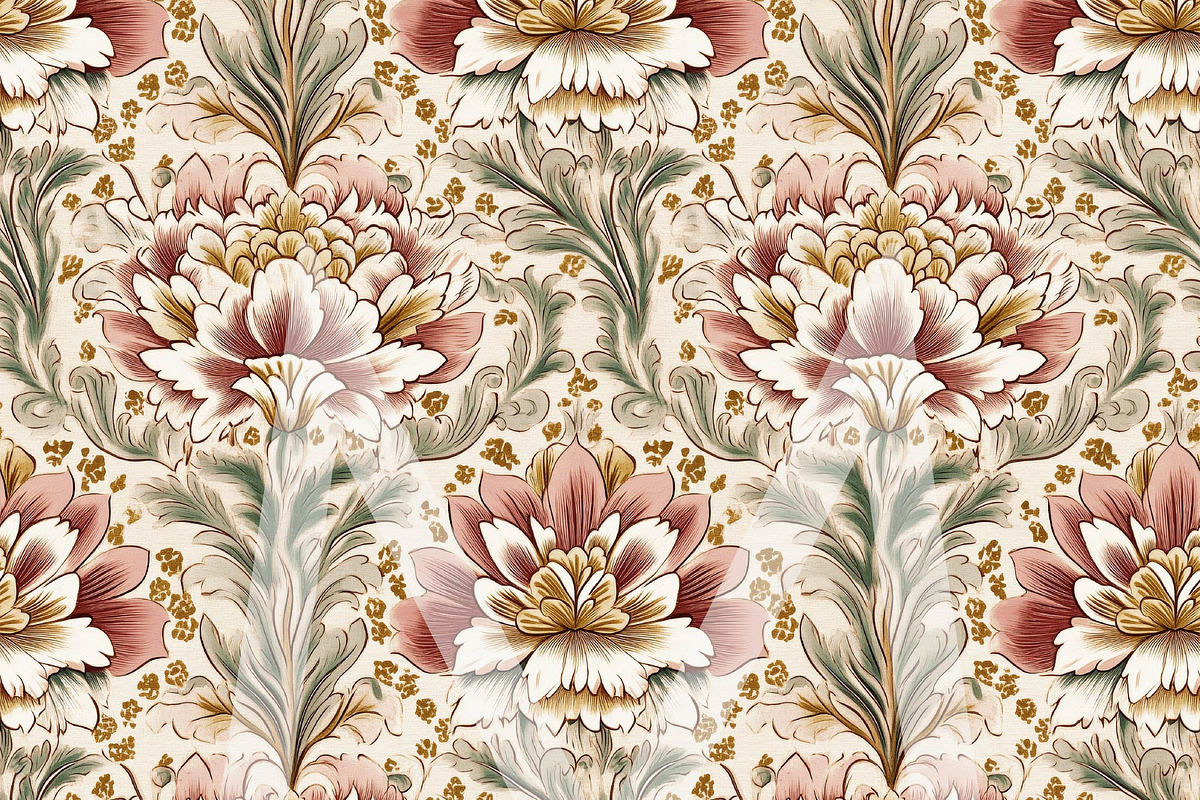 Boho Printable Papers Vintage Art, a Pattern Graphic by Maishop (Photo 5 of 8)