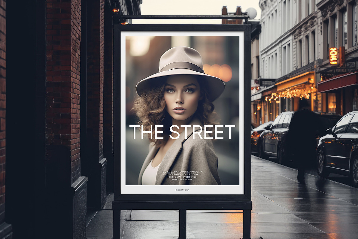 20 Street Poster and Banner Mockups, an Advertising Mockup by optimism (Photo 12 of 21)