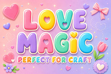 Love Magic – Cute Bubble Font
