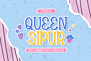 Queen Sipur The Princess, a Serif Font by Forberas Club (Thumbnail 1 of 7)