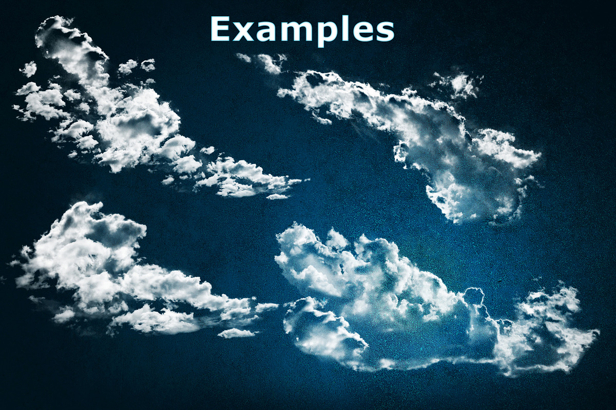 100 Cloud Brushes +Extras, a Brush Add-On by xresch (Photo 3 of 10)