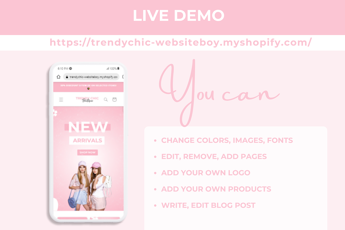 Shopify Theme Boutique TrendyChic, a Shopify Template by Websiteboy (Photo 11 of 11)