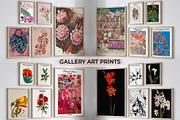 Vintage Floral Oil Painting Poster, a Background Graphic by RevintageStudio (Thumbnail 1 of 17)