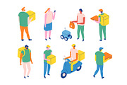 Flat vector people lifestyle bundle, a Person Illustration by Vector_Art (Thumbnail 26 of 27)