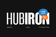 Hubiron Condensed Sans, a Sans Serif Font by Letterhend Studio (Thumbnail 1 of 9)