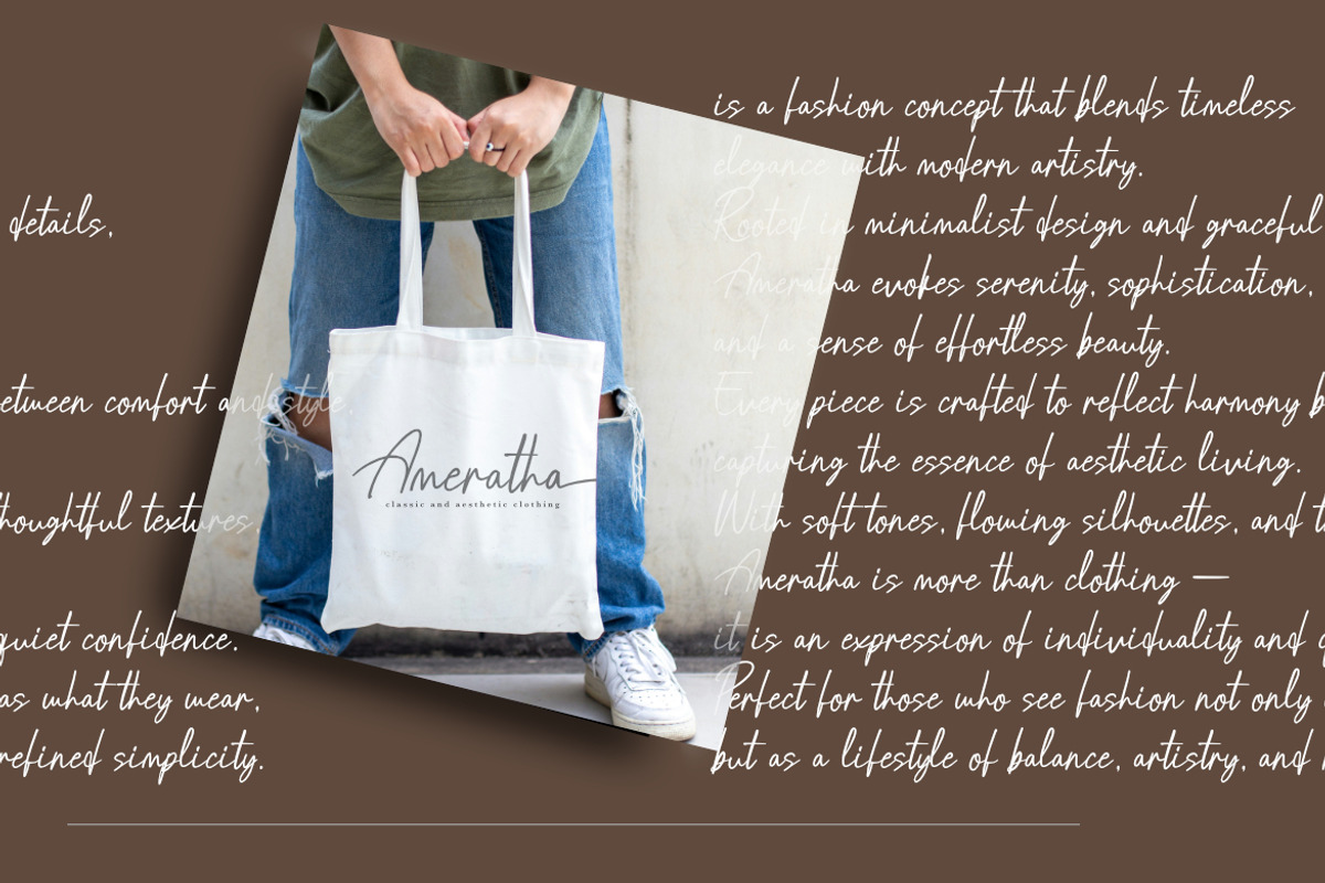 Brondia Derepina - Script Font, a Script Font by Bayuktx (Photo 6 of 10)