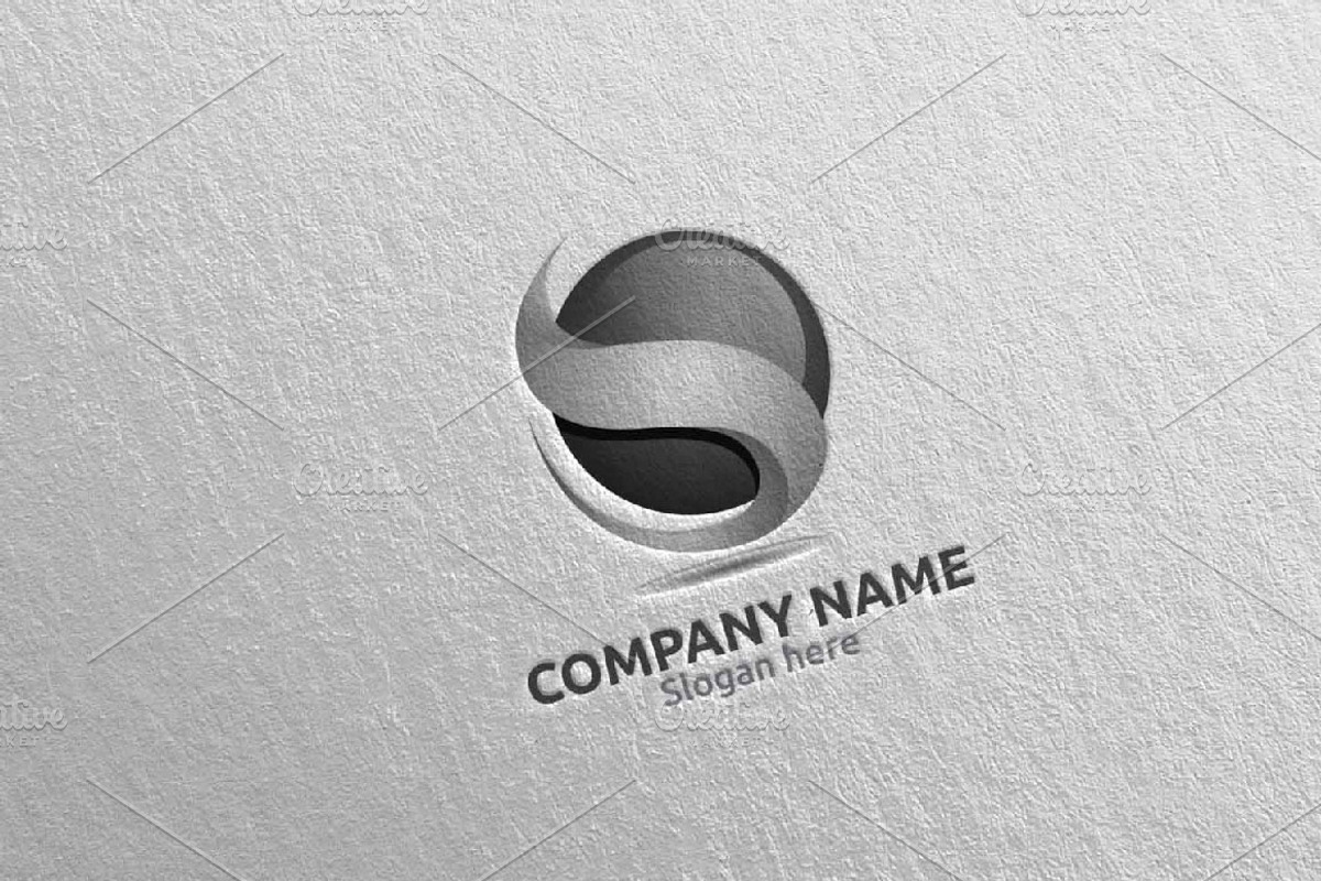 Letter S Logo Design 71, a Branding & Logo Template by denayunebgt
