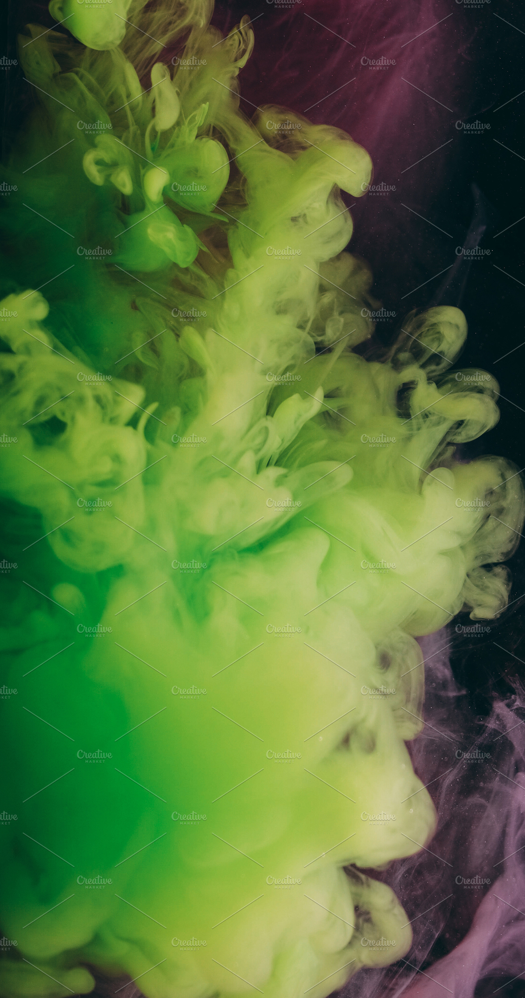 Paint mix fume drop explosion water dye cloud art, a Background Photo by Photo Drive Studio