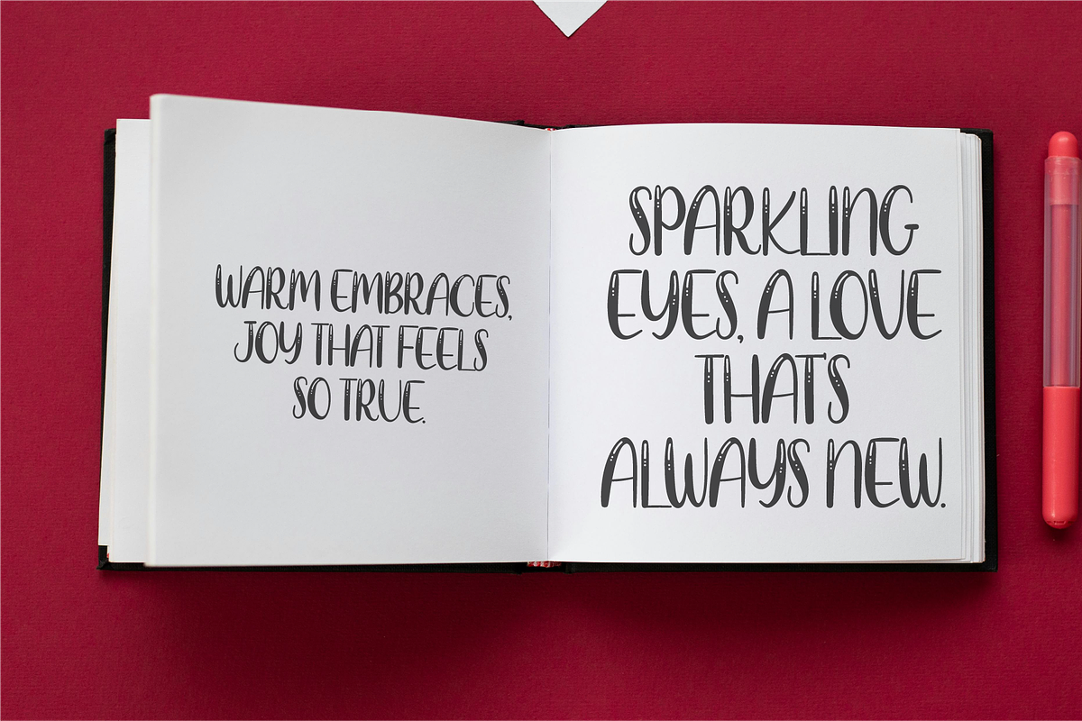 Quirky Form - Brush Fun Display, a Handwritten Font by Indotype Foundry (Photo 10 of 10)