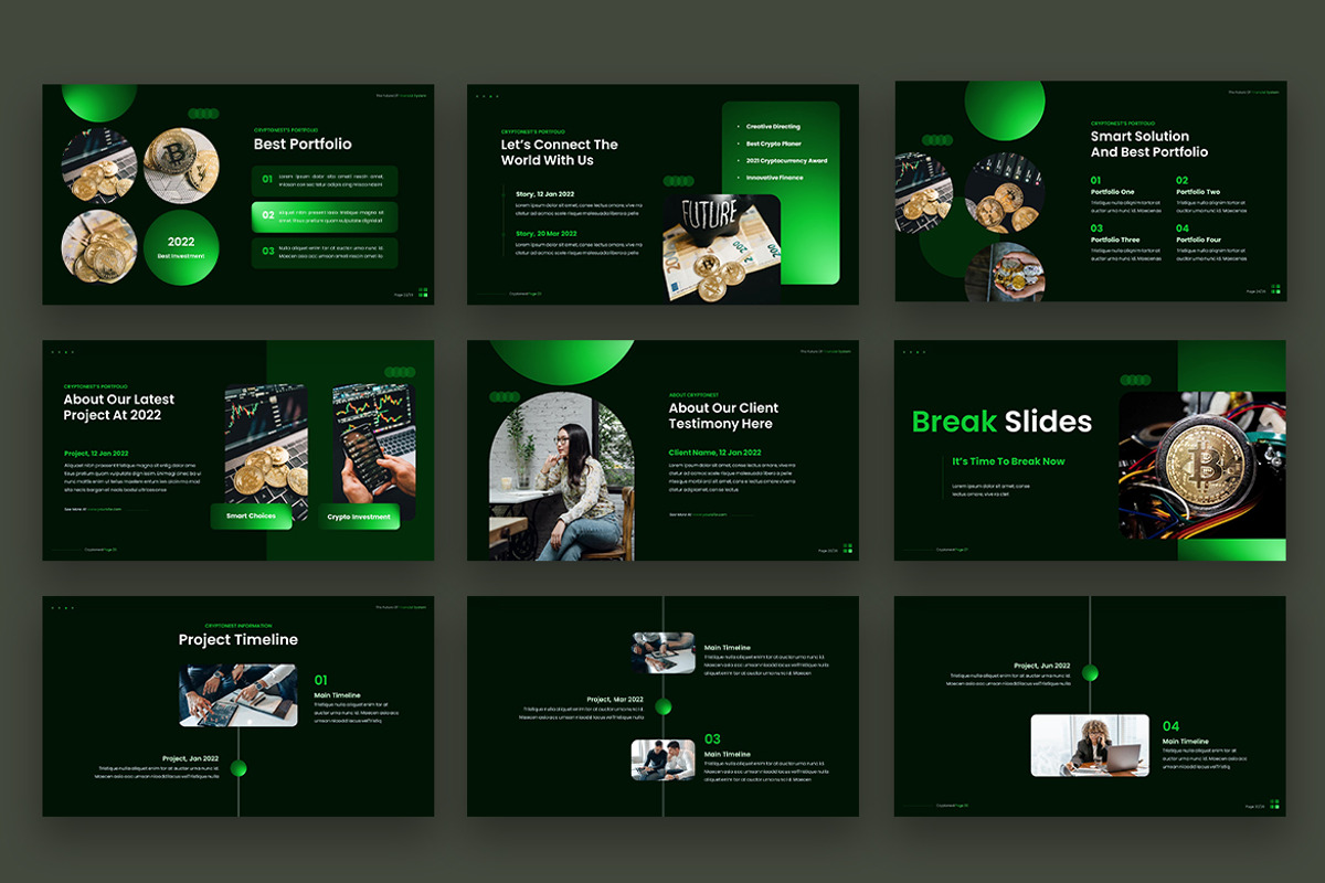 Cryptonest Crypto Powerpoint, a Presentation Template by kerismaker (Photo 3 of 6)