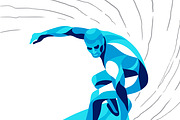 Set of stylized people in sport, an Illustration by Infinity Creativity (Thumbnail 4 of 21)