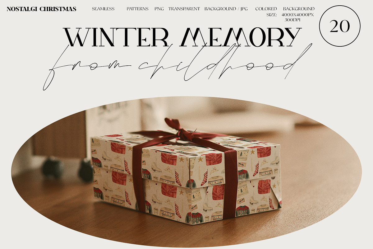 Winter memory Christmas, a Seasonal Illustration by LiChu Art (Photo 3 of 30)