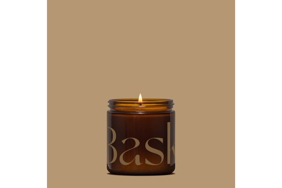 Amber Candle Jar Mockup, a Cups & Container Mockup by Copal (Photo 3 of 13)