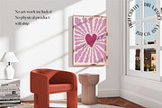 FRAME MOCK UP IN MODERN SPACE, a Product Mockup by N digital designs (Thumbnail 4 of 5)