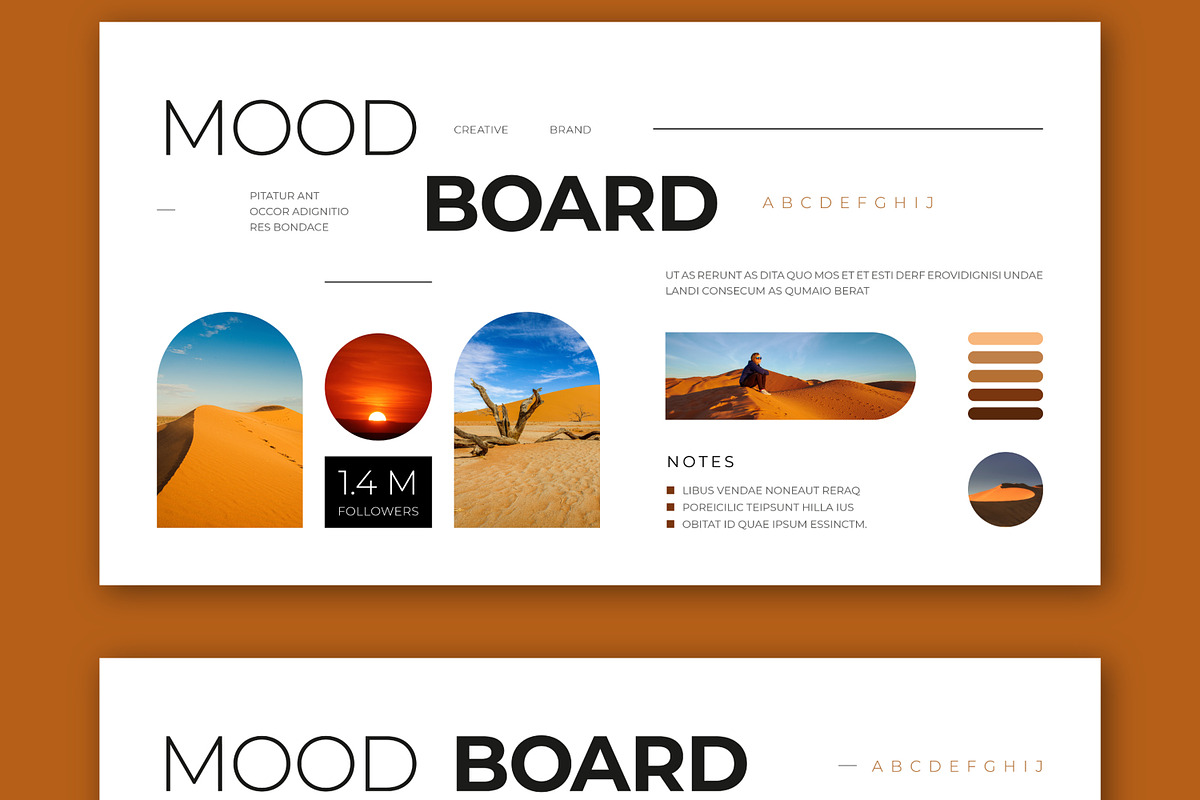 Aesthetic Mood Board Layout, an UI Kit Template by MightyDesign (Photo 3 of 7)