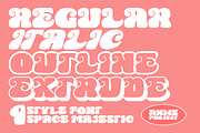 Space Majestic, a Sans Serif Font by ahweproject (Thumbnail 6 of 10)