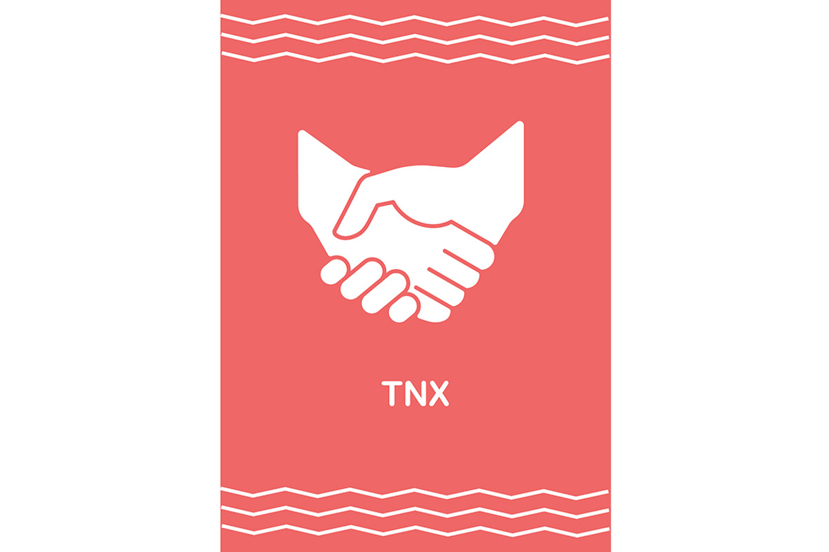 Thanks for friendship greeting card, a Flyer Template by IMG Visuals