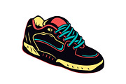 Sport Shoes Set, Sneakers Vector, a Healthcare Illustration by Den Marty Studio (Thumbnail 3 of 12)