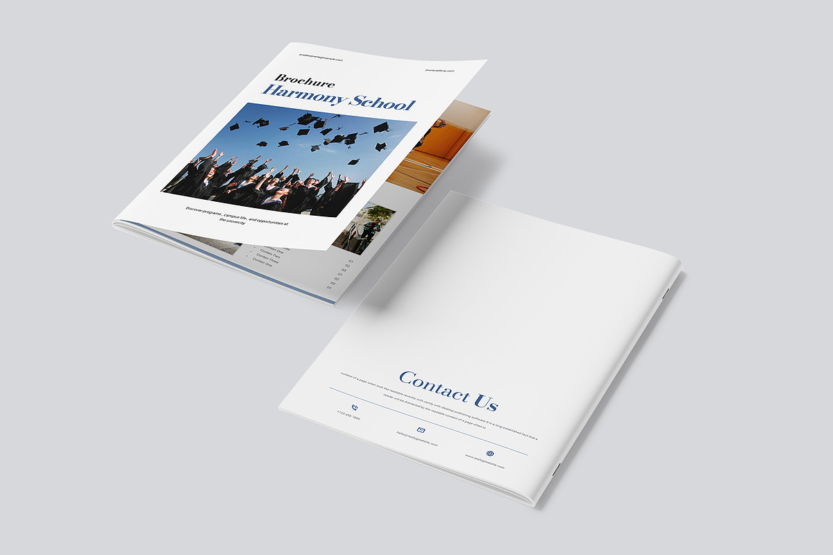 Project School Handbook Template, a Brochure Template by TMint Play (Photo 8 of 8)