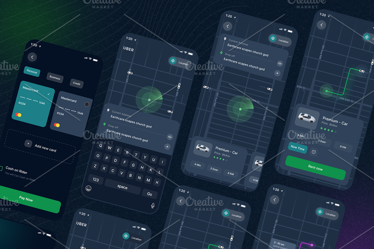 RideShare ios Mobile Apps