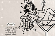 Western Clipart Bundle, Cowgirl Set, an Object Illustration by The October Creative (Thumbnail 10 of 13)