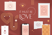 Minimalist Boho Valentine's day, a Decorative Illustration by Marish (Thumbnail 1 of 12)