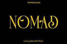 Nomad - Luxury San Serif Font