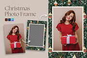 Christmas Photo Frame Template, a Flyer Template by DesignerCandies (Thumbnail 2 of 5)