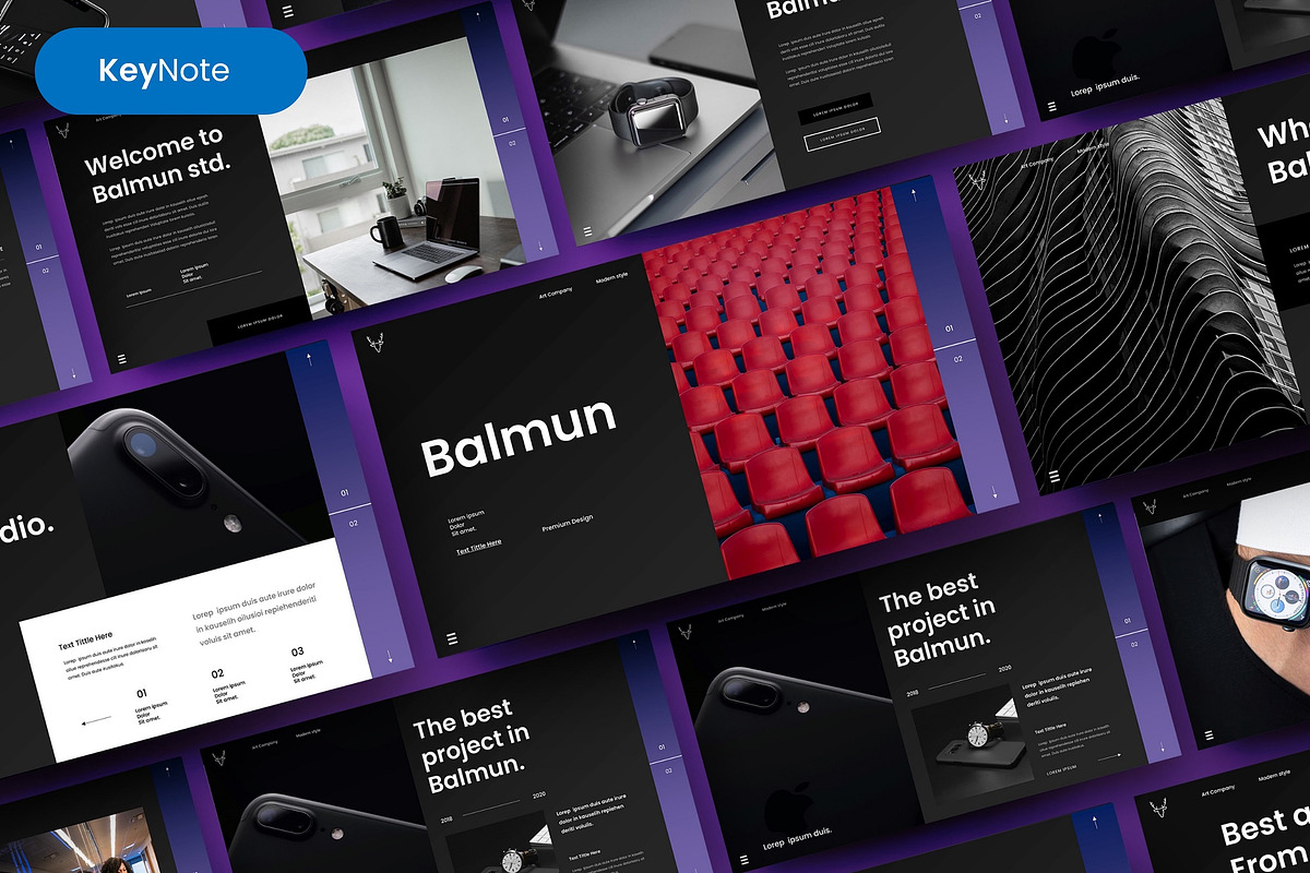 Balmun – Business Keynote Template, a Presentation Template by Dens Creative Studio (Photo 1 of 6)