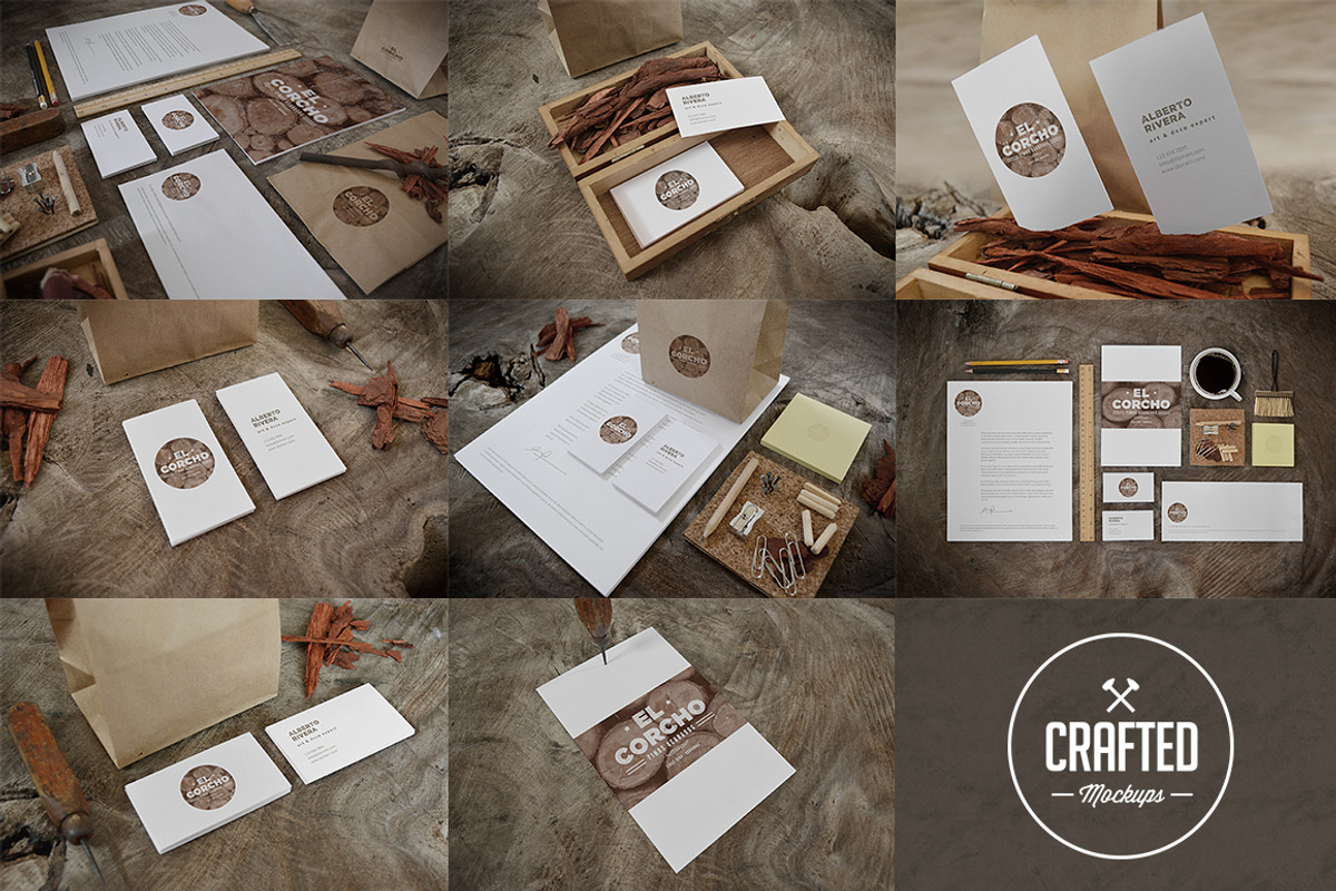 Crafted Identity Mock-ups, a Product Mockup by eamejia (Photo 5 of 5)