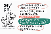 Bouncy Scriber Handwriting Font, a Handwritten Font by Ronny Studio (Thumbnail 7 of 8)