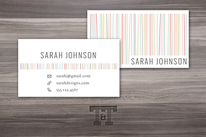 Fun & Sassy Lines Calling Card